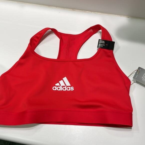 Adidas Sports Bra Red L - Picture 4 of 9